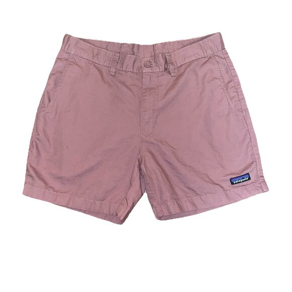 Patagonia Shorts Mens 32 Lightweight All-Wear Hemp Organic Cotton Blend 5” Pink - Picture 1 of 7